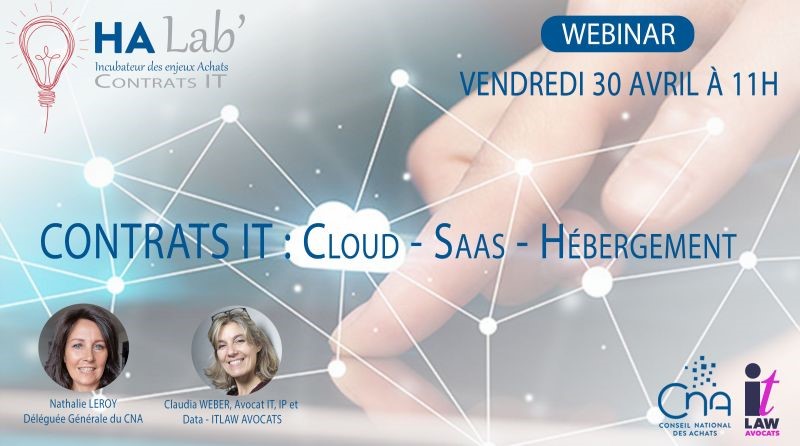 HA Lab’ Contrats IT : Cloud – SaaS – Hébergement – CNA – Conseil National des Achats