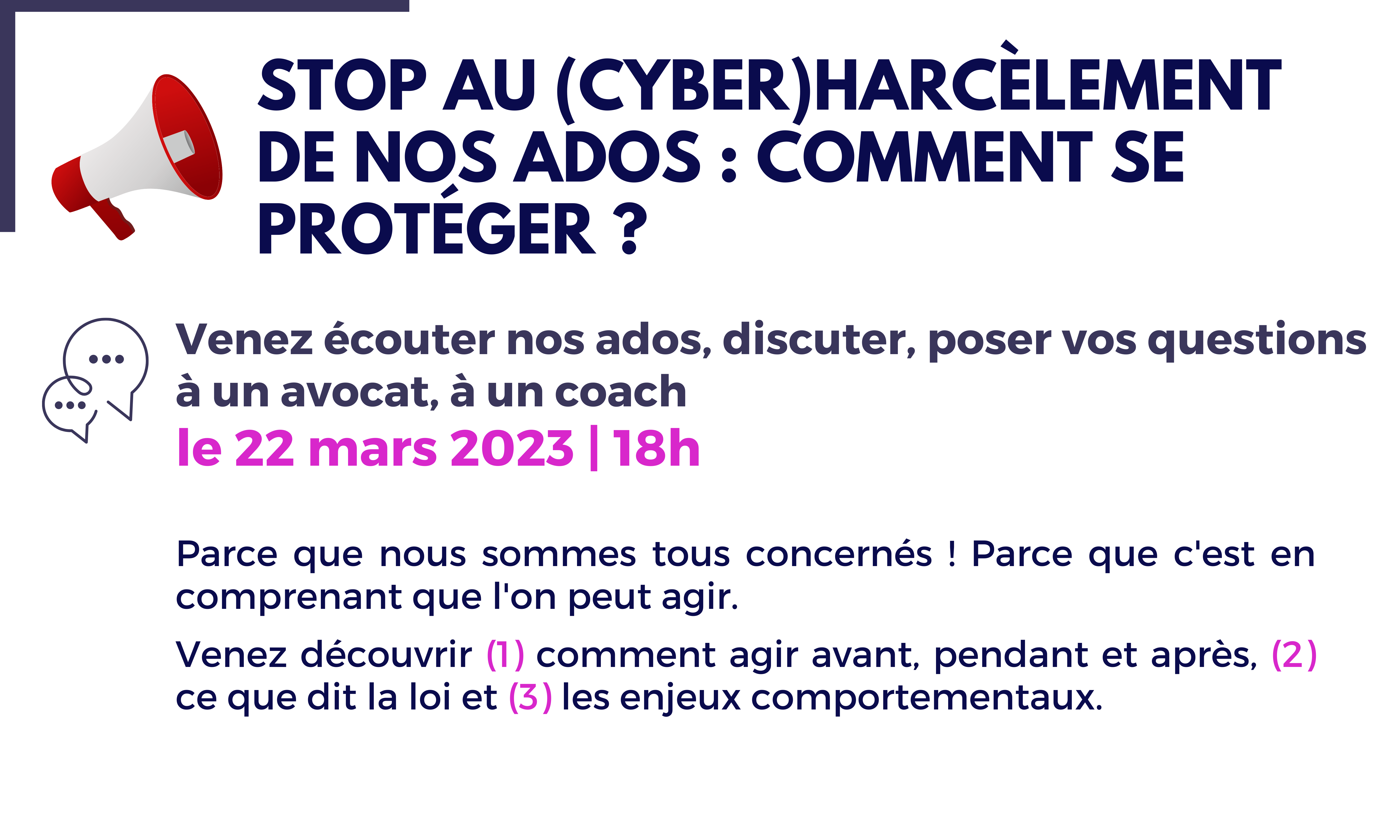 🧑‍💻 Stop au (cyber)harcèlement des ados  : comment se protéger ?