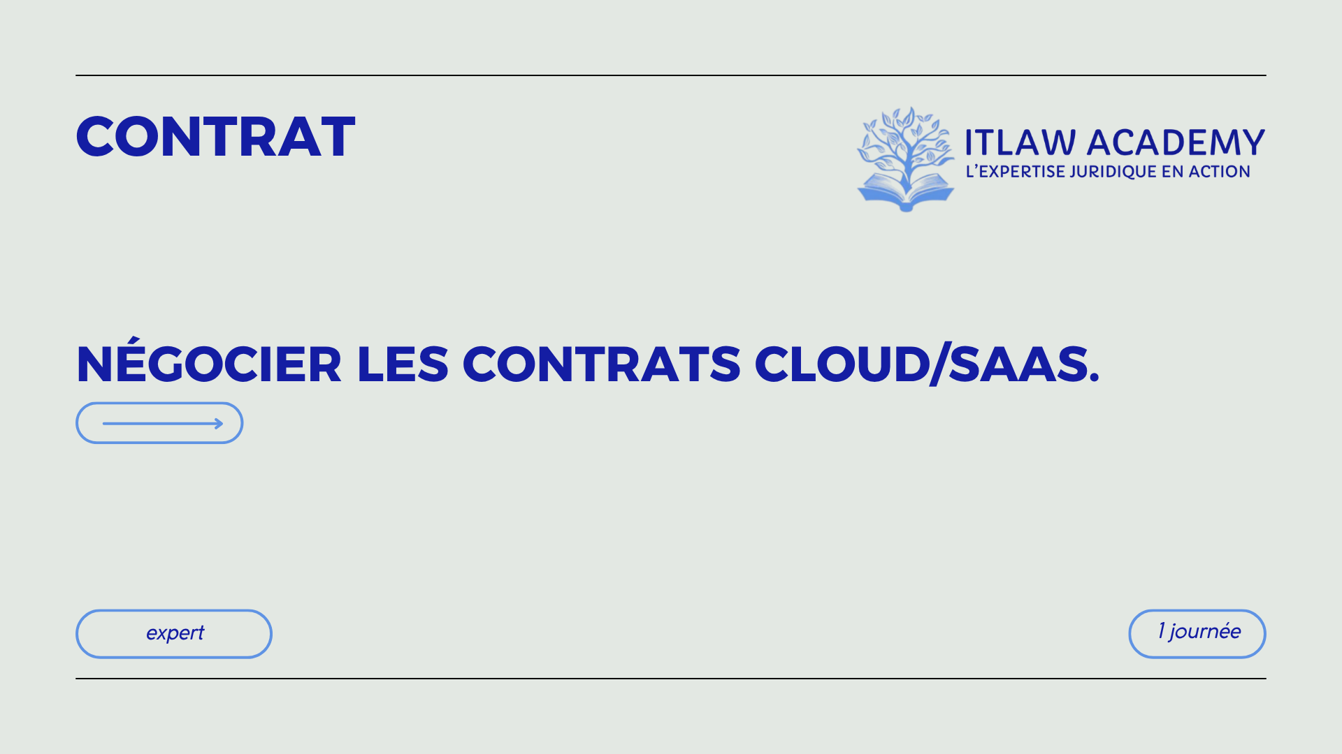Négocier les contrats Cloud / SaaS