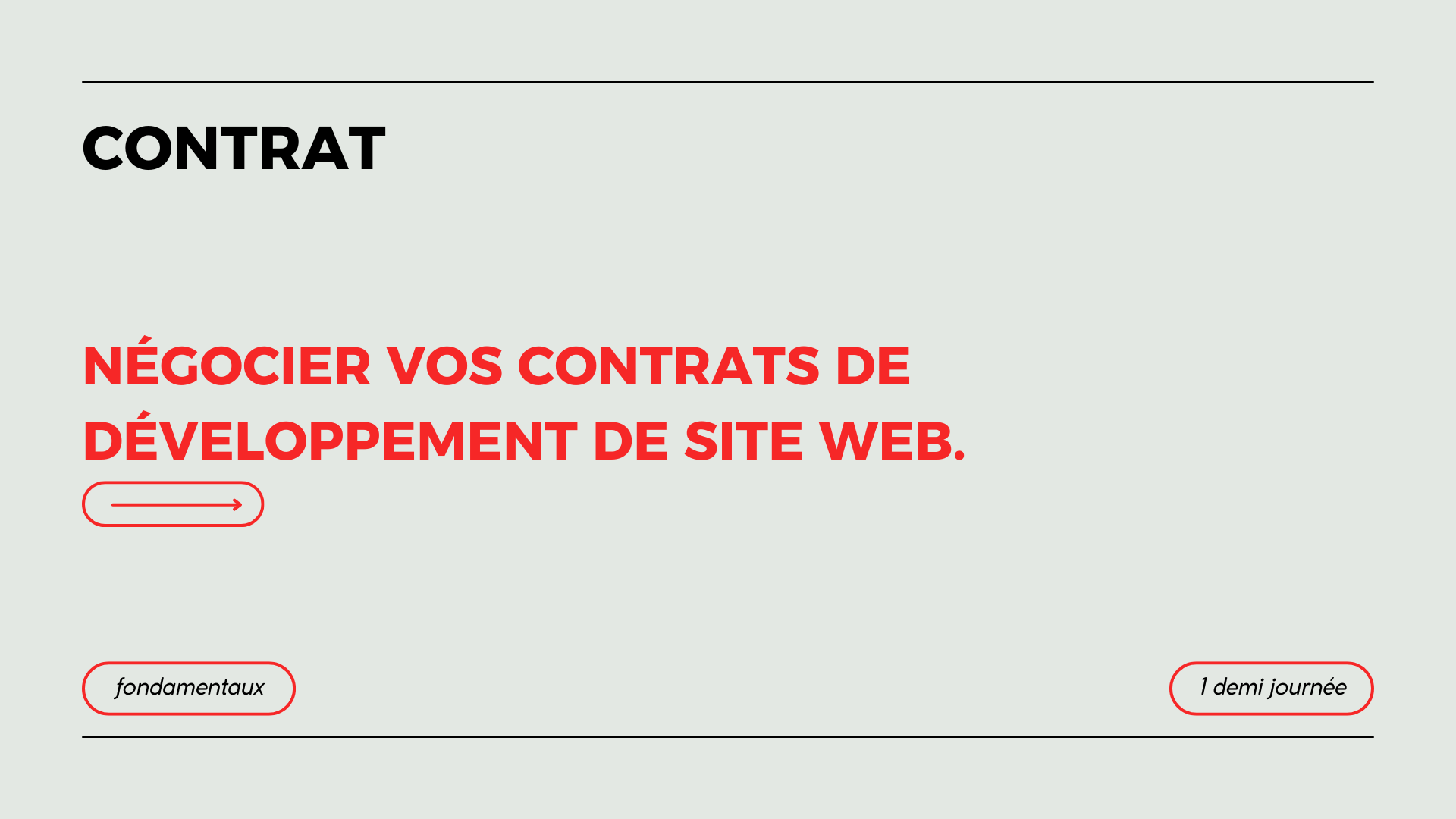 Négocier les contrats de développement de site web