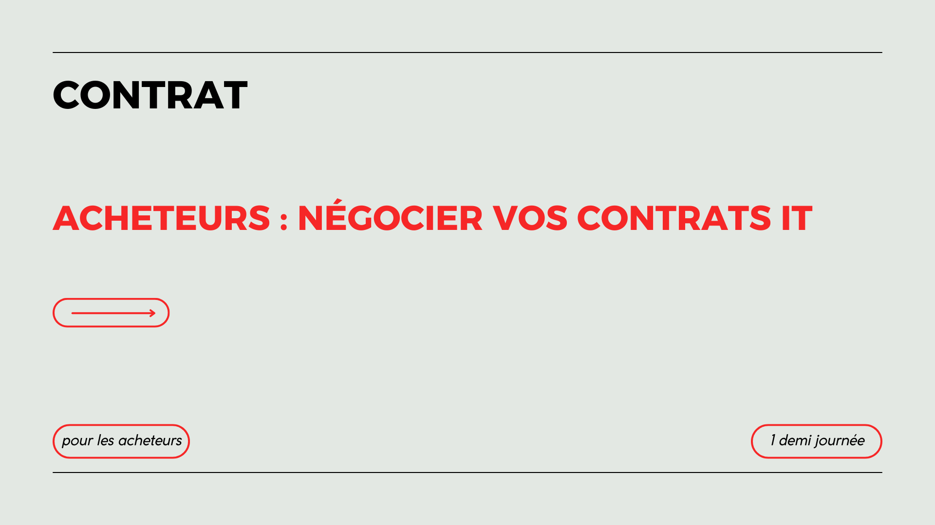 Acheteurs : Négocier vos contrats IT