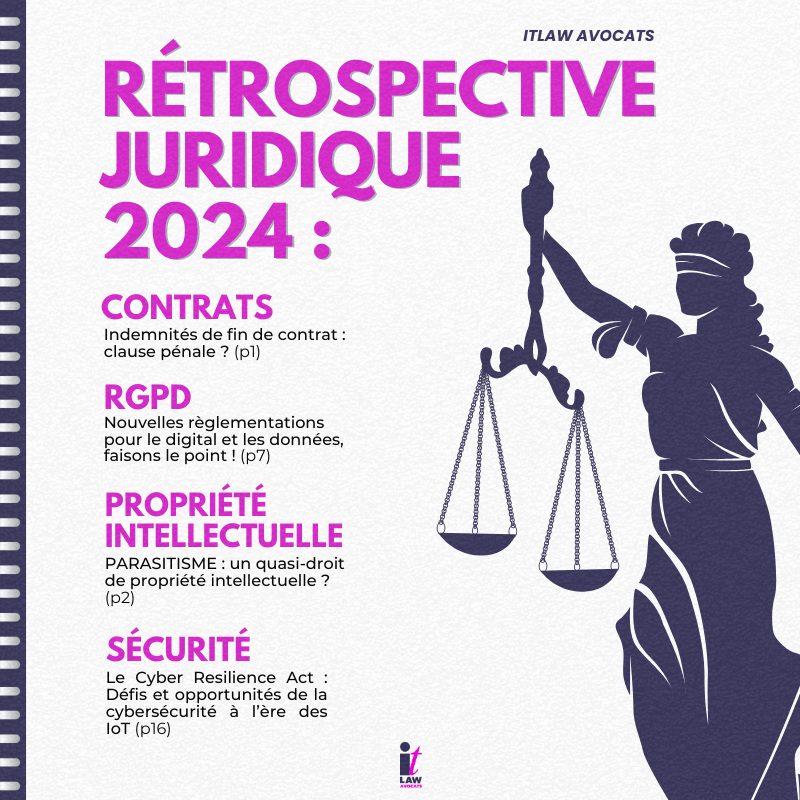 Rétrospective juridique 2024 – ITLAW Avocats